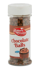 Baker’s Choice Crunchy Chocolate Pearls packaging jar preserves freshness