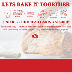 Bakers Club Barley Malt Syrup dough addition demonstrates deep flavor without overpowering dough.
