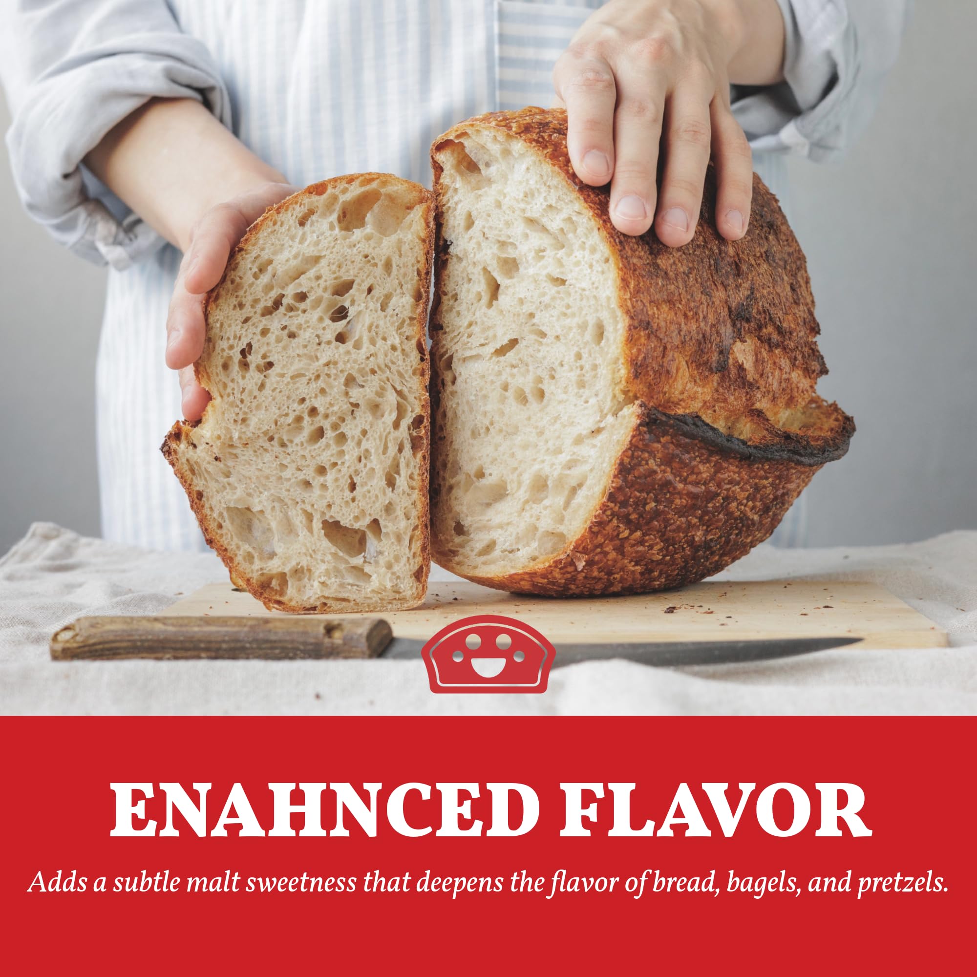 Bakers Club Diastatic Malt Powder sourdough fermentation improves lift and structure
