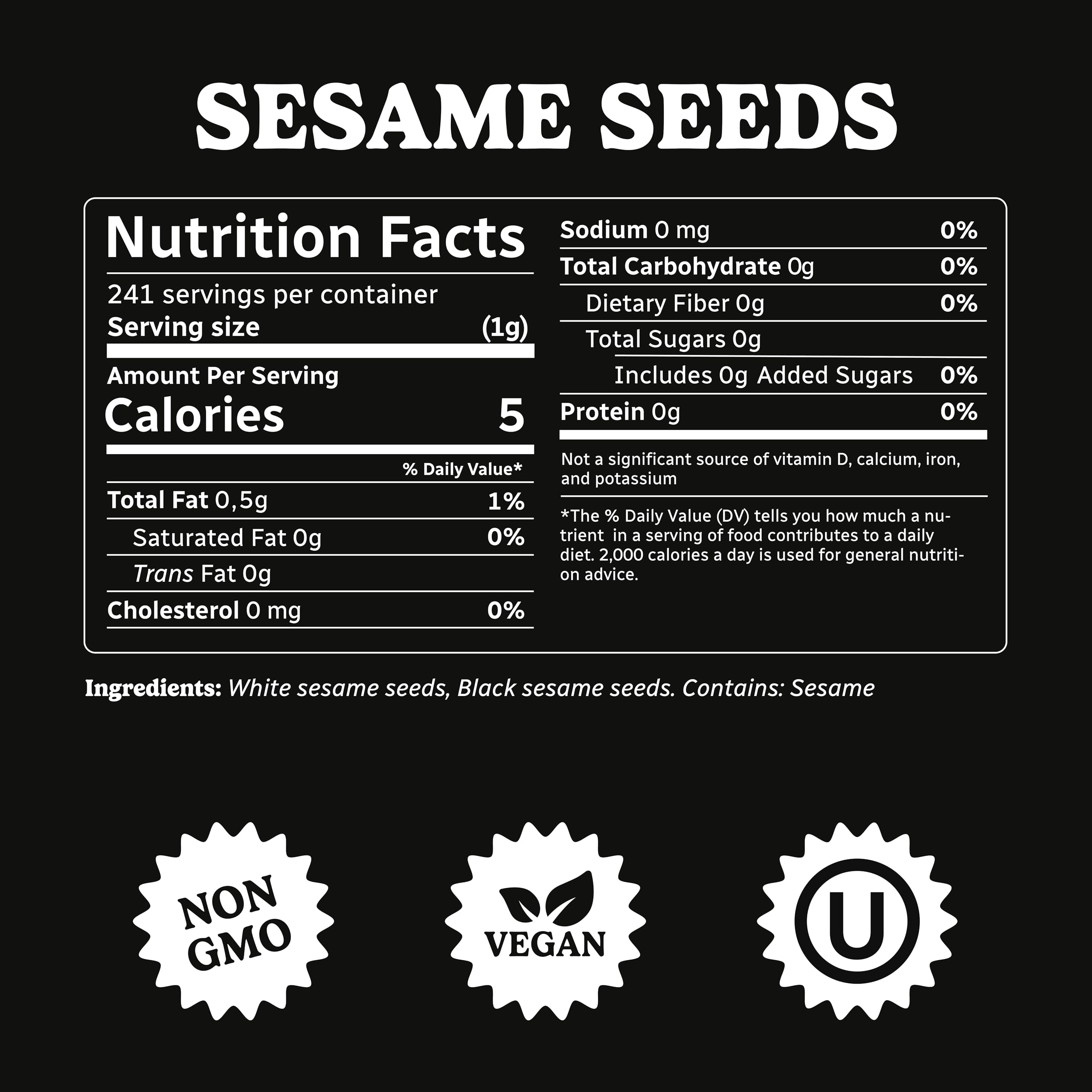 Bakers Club Tuxedo seeds on sushi-tuna toppings, adding roasted nuttiness