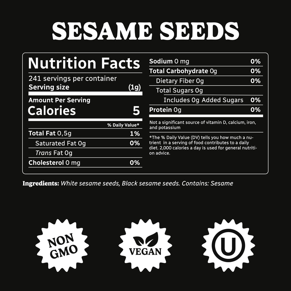 Bakers Club Tuxedo seeds on sushi-tuna toppings, adding roasted nuttiness