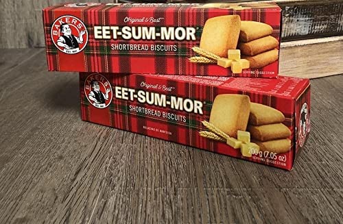 Front-packaging of Bakers Eet Sum Mor 200g pack, ready for gifting.
