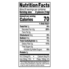 Baker's Unsweetened bar split into 1/4 ounce squares for precise measuring