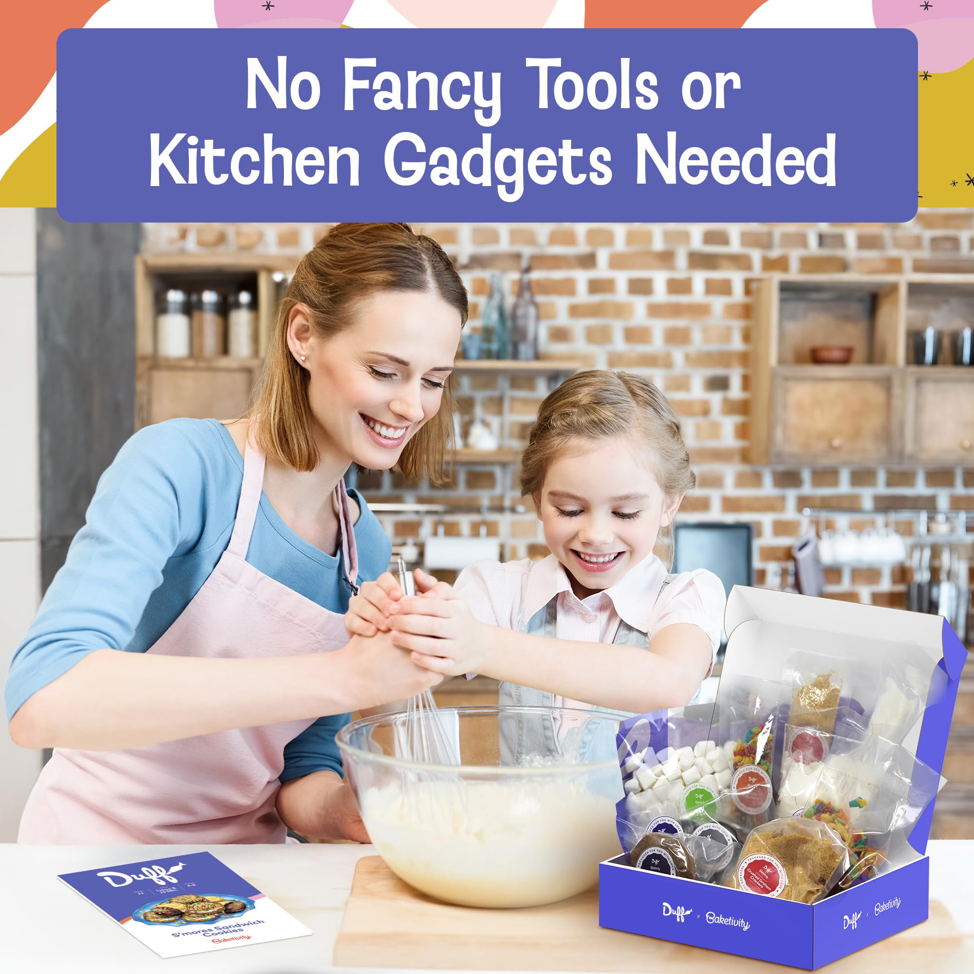 Baketivity kit showing precise measuring ingredients for accuracy