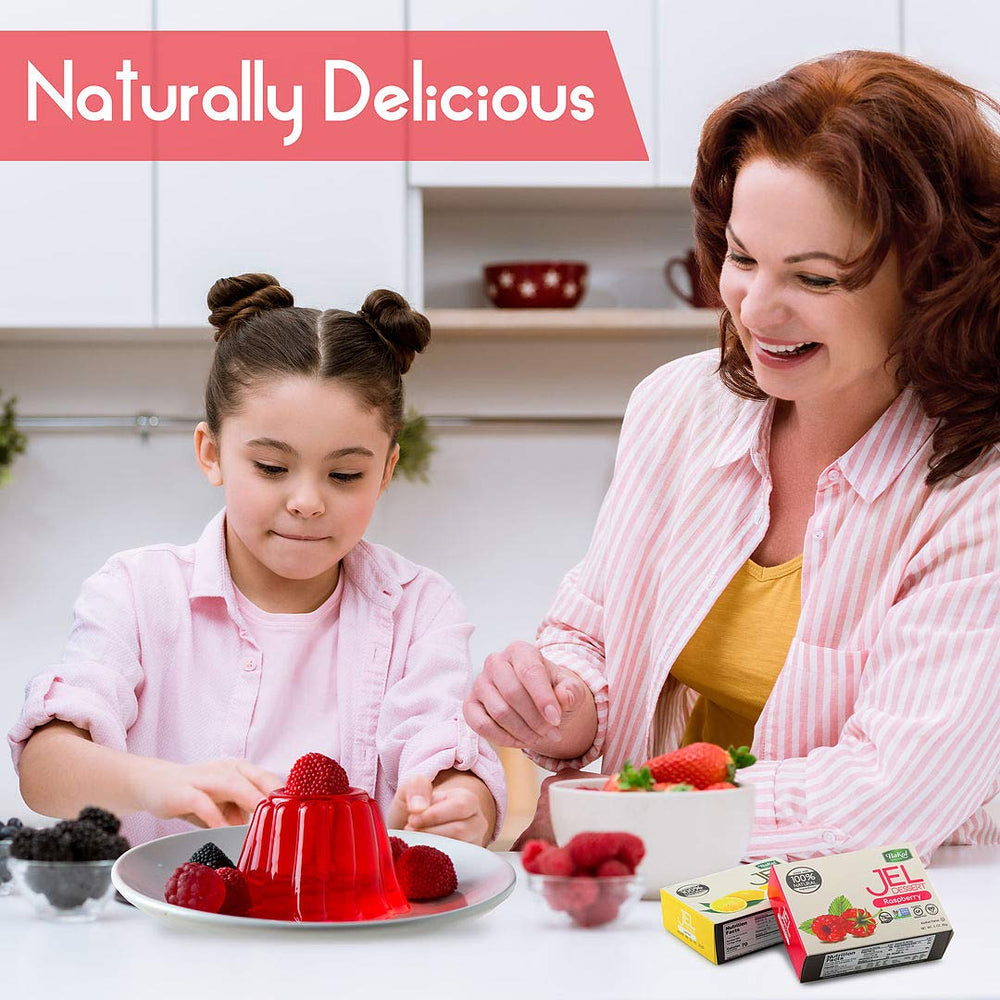 Pour Bakol Jel Dessert into molds to create lemon jellies