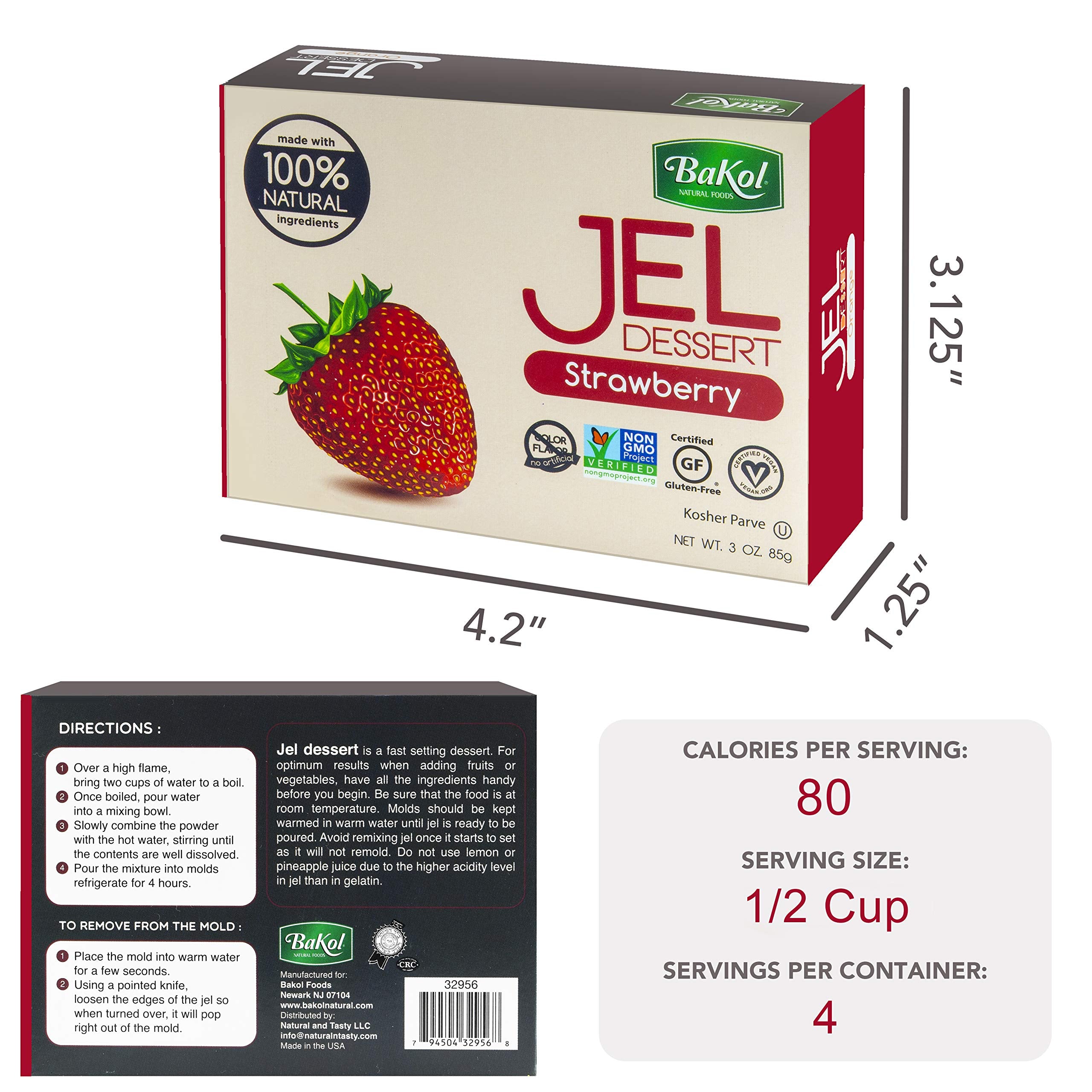 Bakol Jel Dessert set in fridge reveals a firm jelly texture.