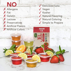 Stir Bakol Jel Dessert until dissolved for a smooth, firm jelly