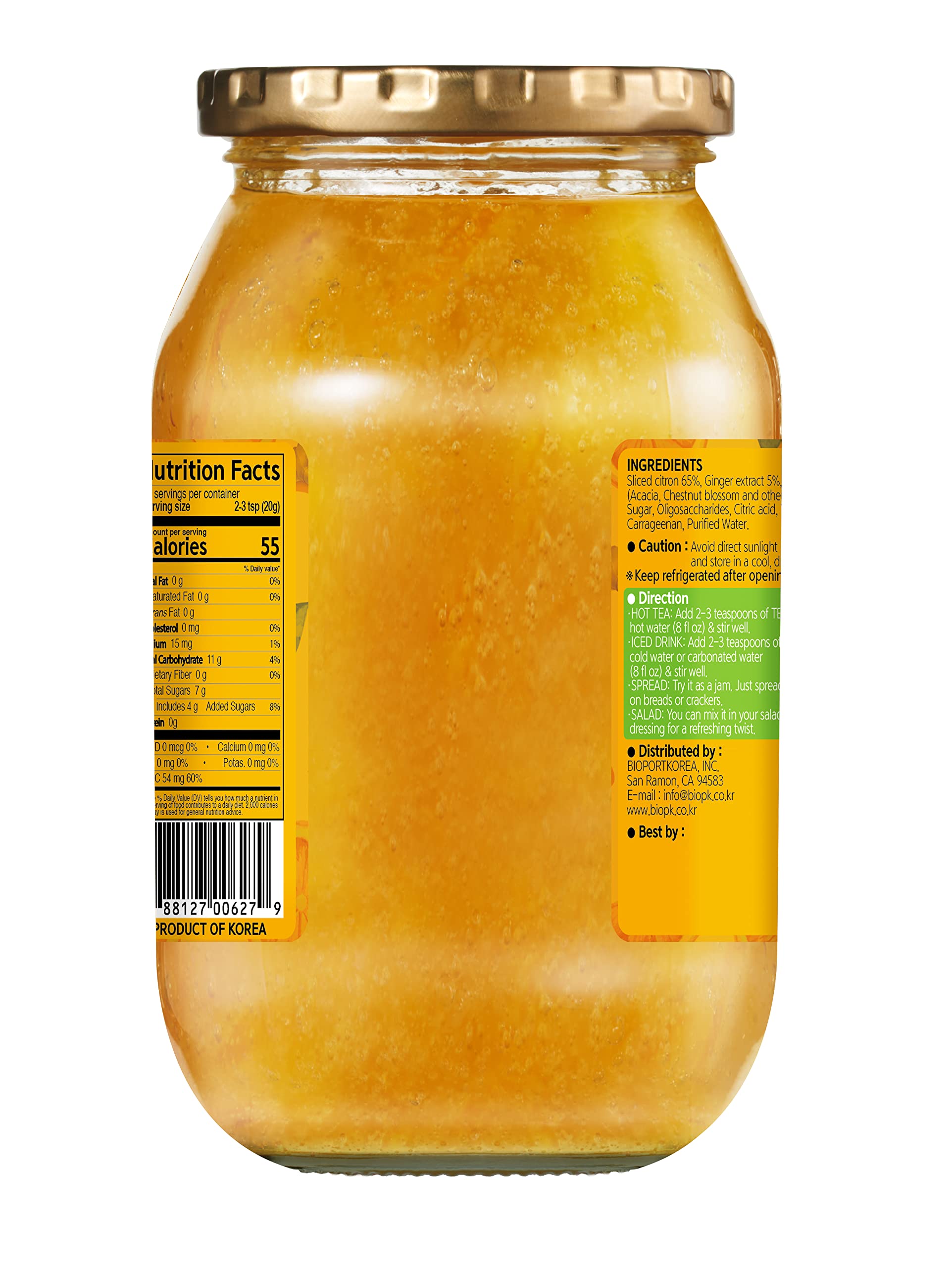 Balance Grow Honey Citron Ginger Tea cup steaming with soothing aroma.