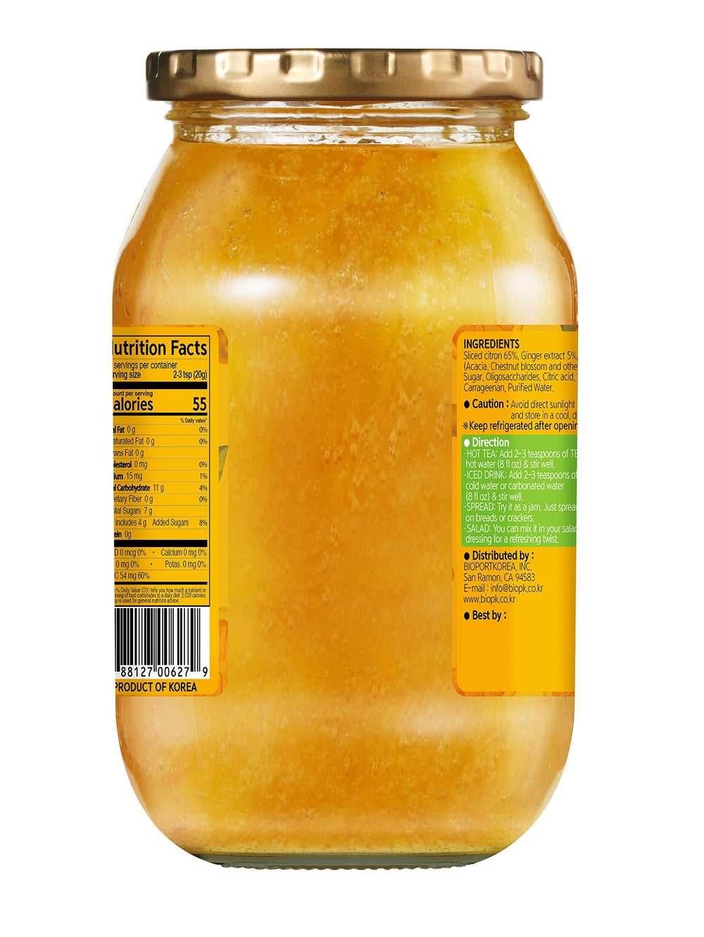Balance Grow Honey Citron Ginger Tea cup steaming with soothing aroma.