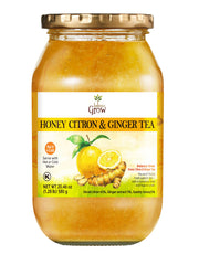 Balance Grow Honey Citron Ginger Tea pack ready to brew for a comforting ritual.