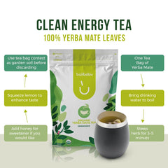 BALIBETOV iced yerba mate for refreshing afternoon focus.