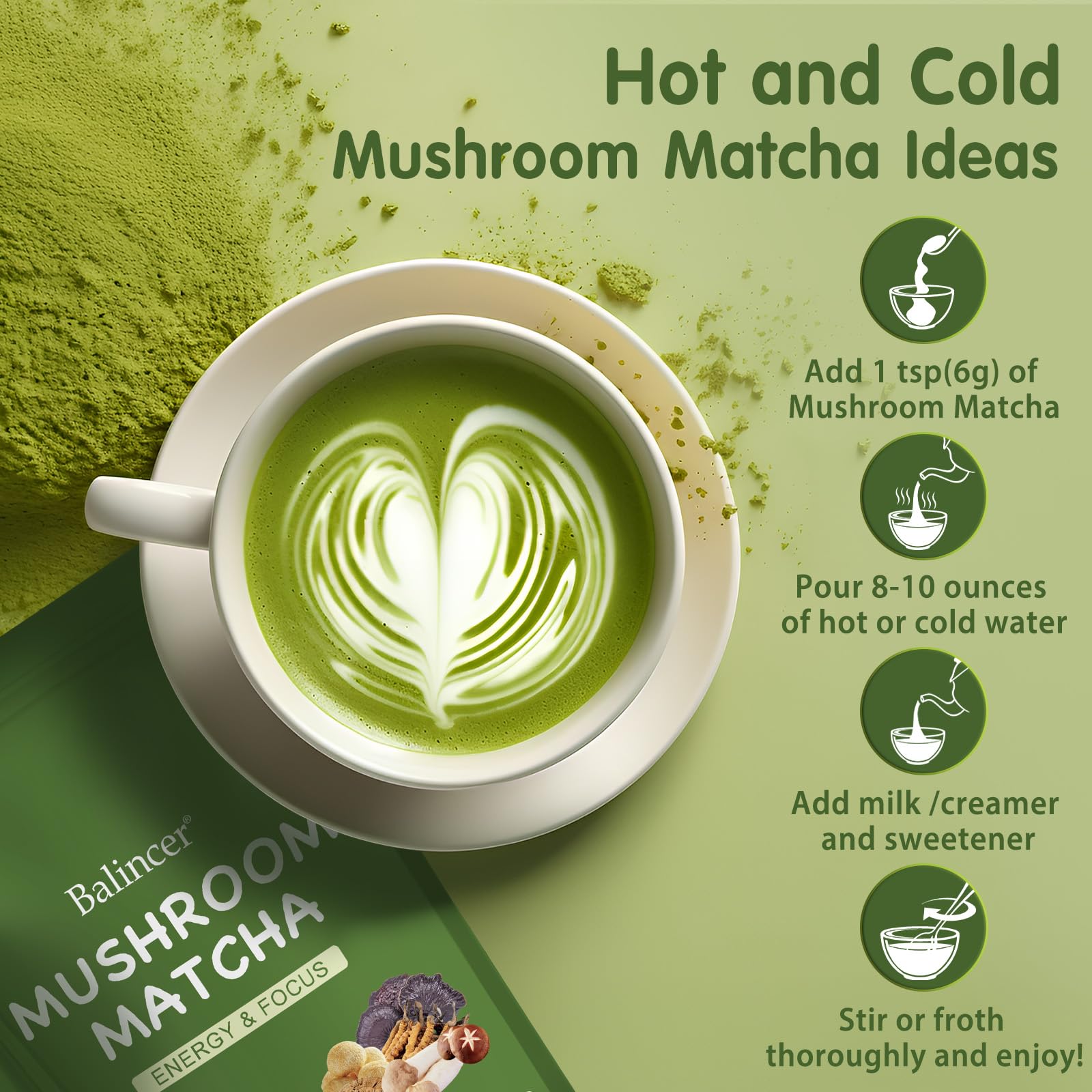 Balincer Blue Spirulina splash adds color and antioxidant benefits.