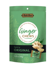 Bali's Best Ginger Chews foil wrap for on-the-go digestion support.
