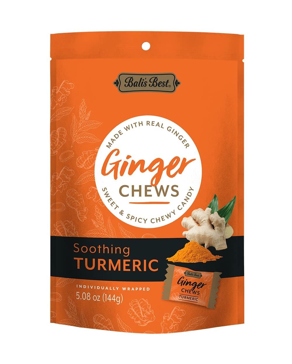 Ginger root and spice inspiration behind Bali's Best chews.
