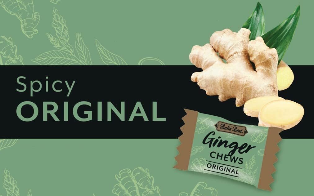 Bali's Best Ginger Chews Java-origin ginger delivers warm spice.