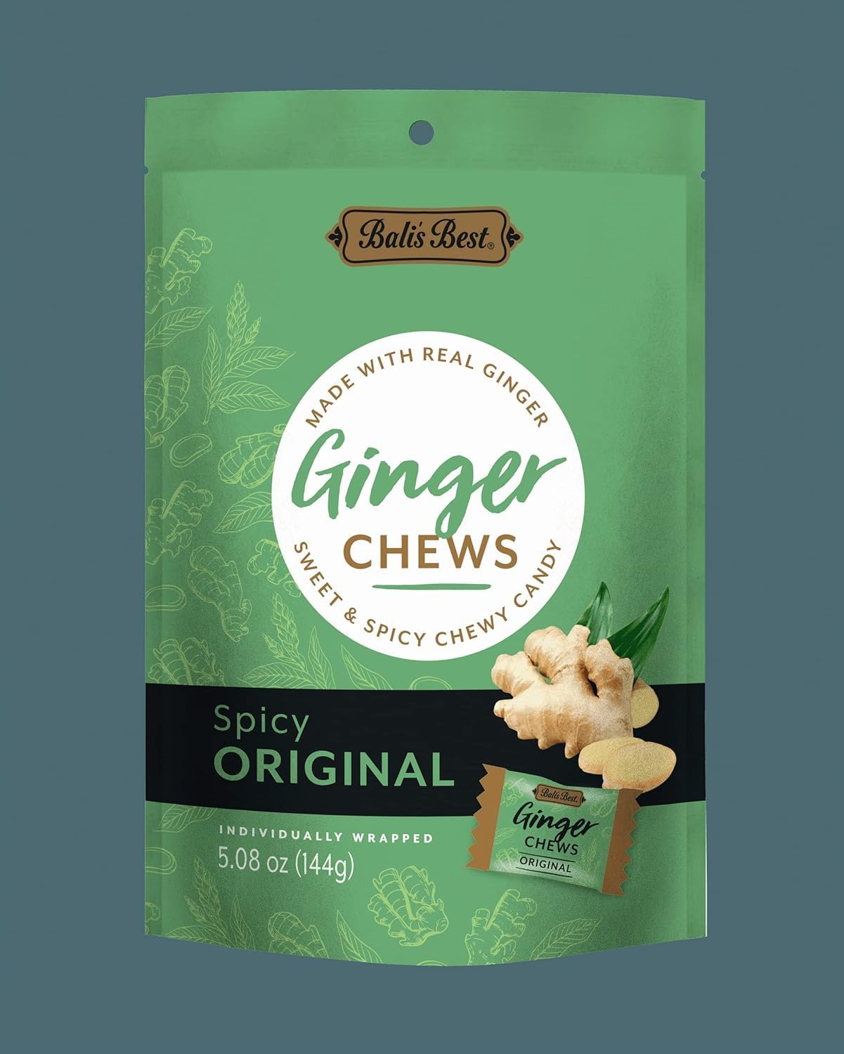 On-the-go snacking with Bali's Best Ginger Chews.