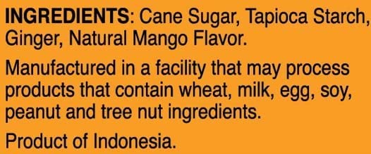 Bali's Best Ginger Chews packaging design and branding.