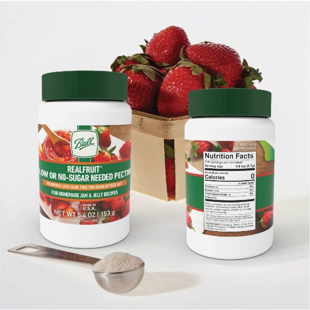 Ball 71265 pectin ingredients illustrate sugar-free option compatibility