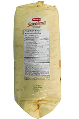 Balocco Savoiardi texture close-up highlights delicate sponge for desserts