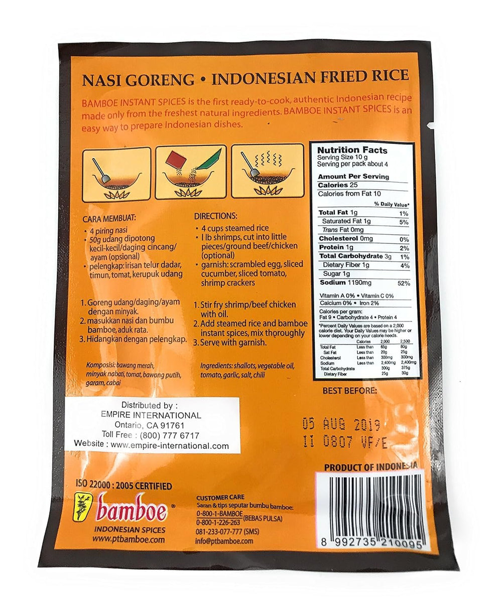 Bamboe Nasi Goreng ready-to-stir-fry dish for effortless weeknight dinners