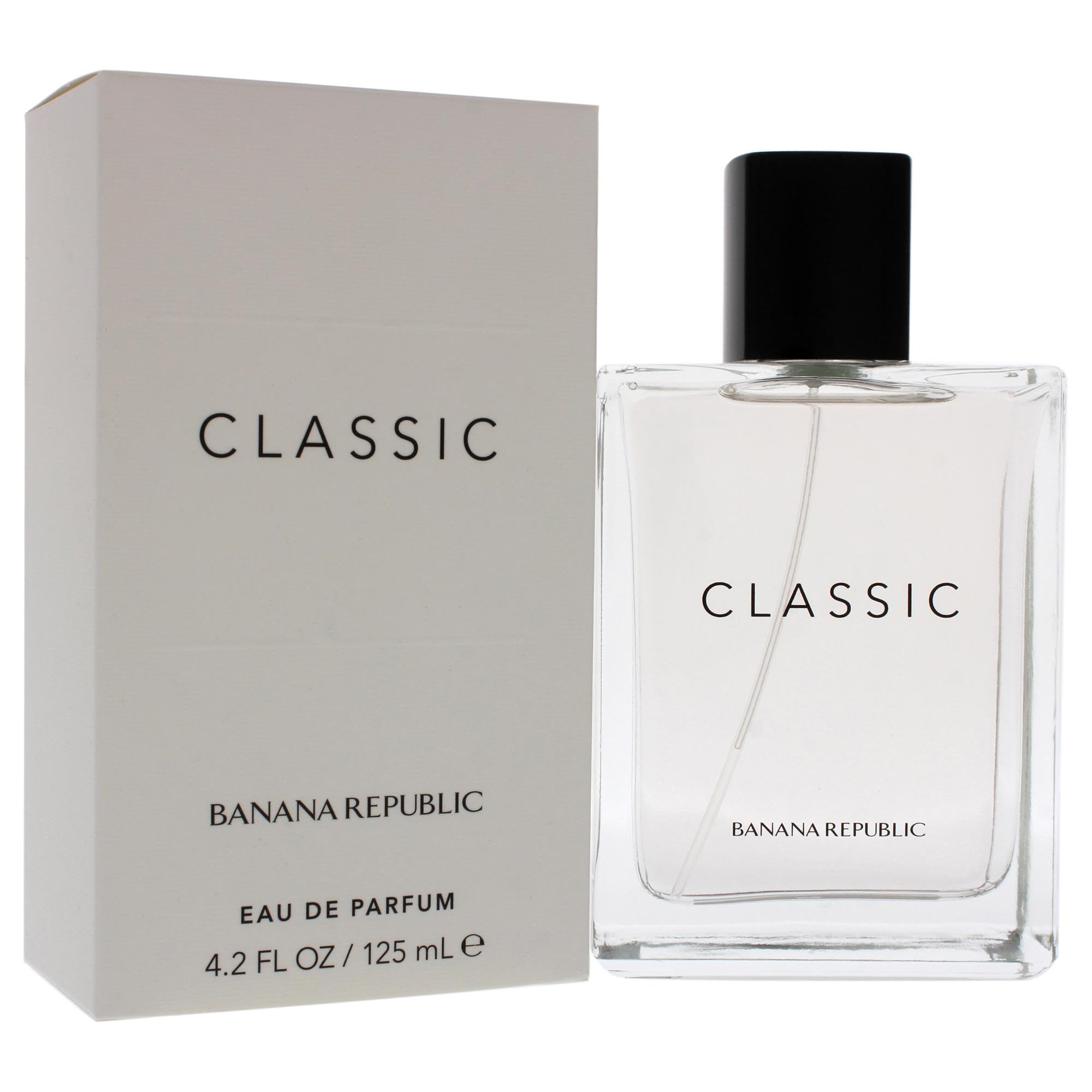 Banana Republic Classic bottle on skin for versatile day-to-night use.