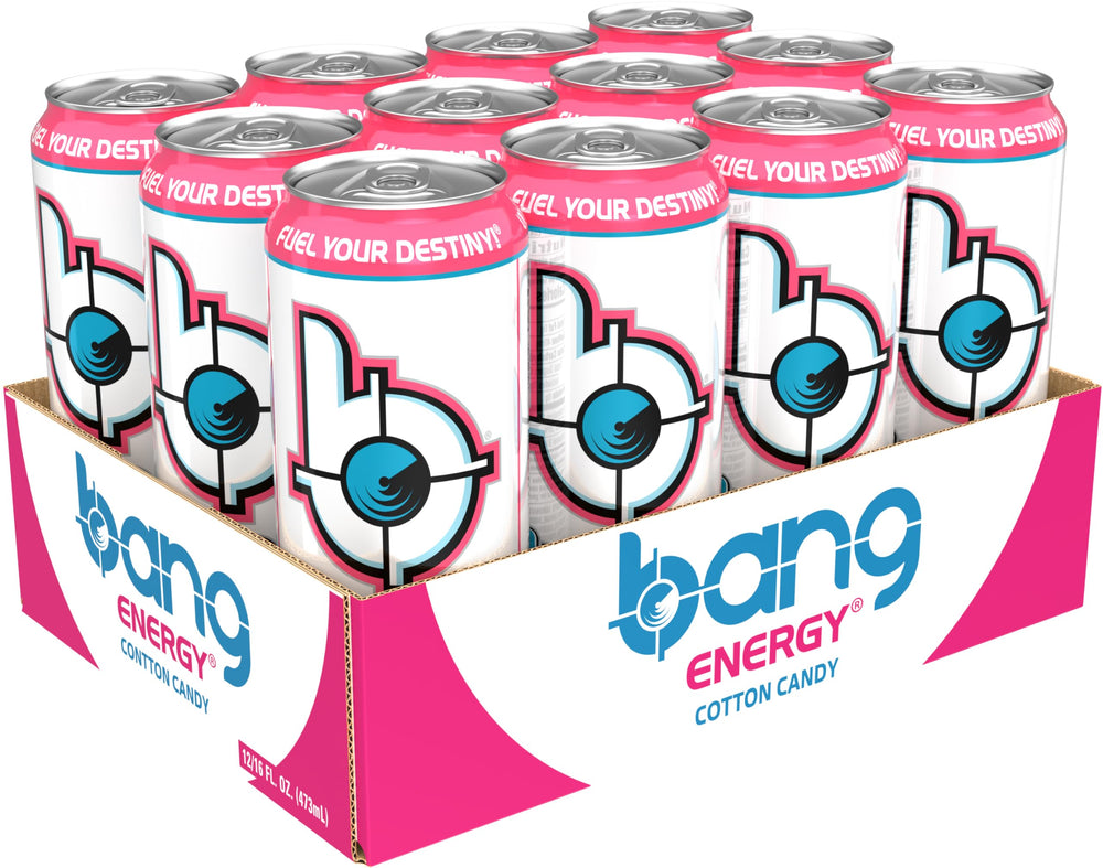 Bang Energy Cotton Candy on the go for quick, sugar-free energy