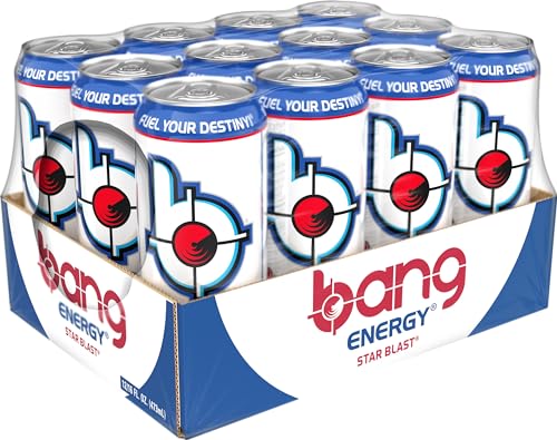 Bang Star Blast ultra CoQ10 EAAs image emphasizes premium ingredients for focus.