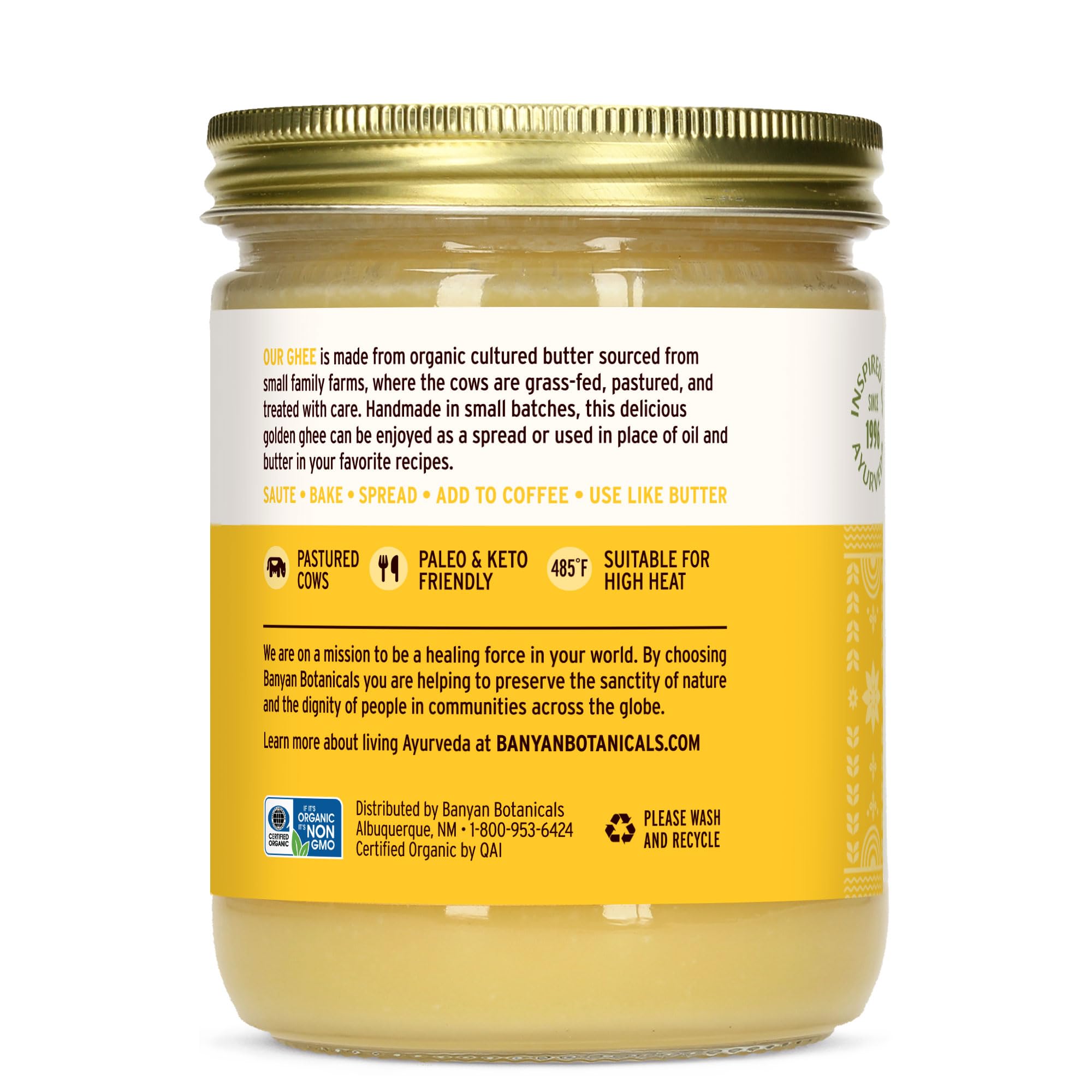 Ghee on toast from Banyan Botanicals as a creamy spread
