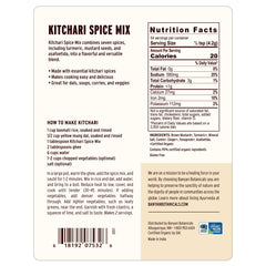 Banyan Botanicals Kitchari Spice Mix bottle pour showcasing convenient seasoning.