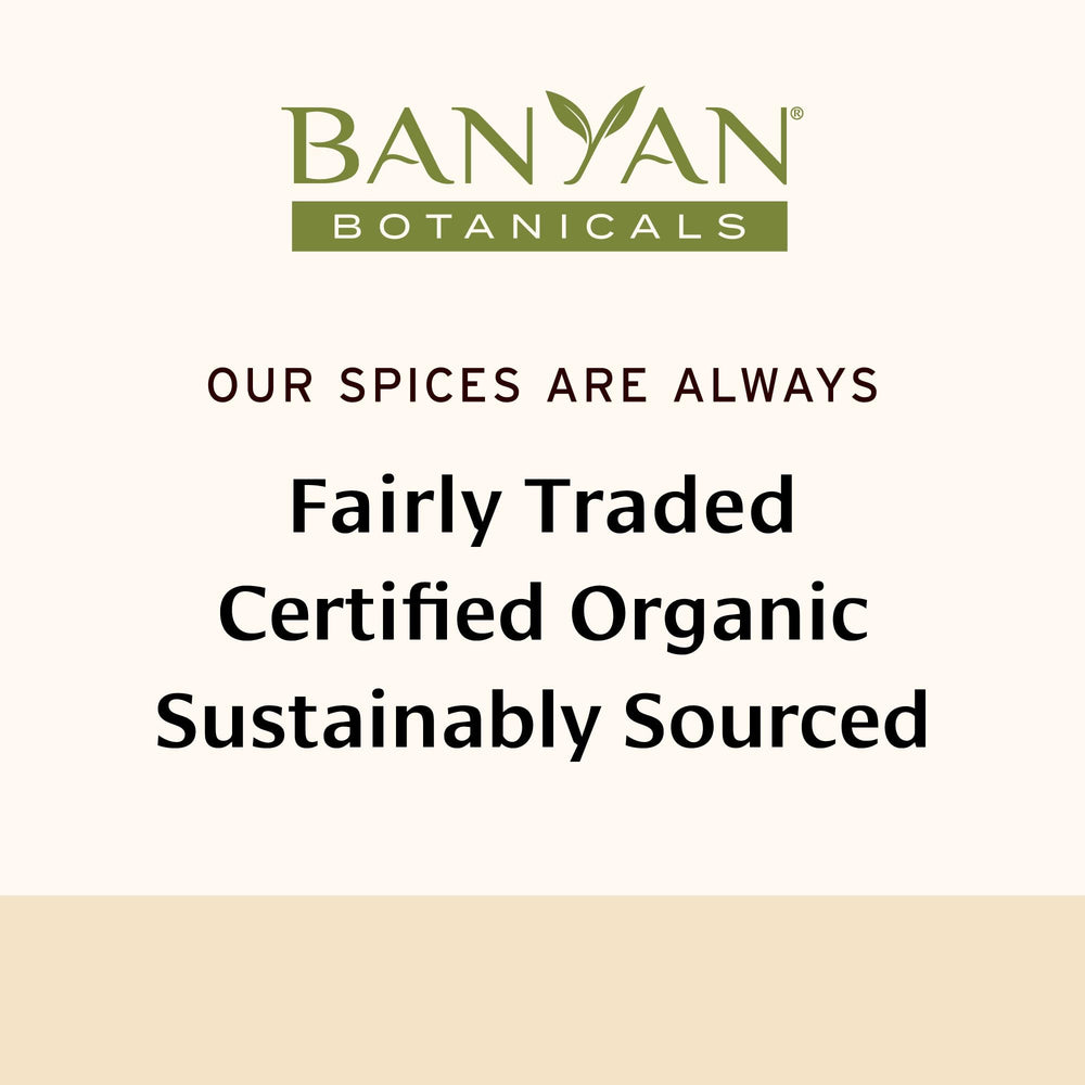 Banyan Botanicals ginger slices stirred into a warm, comforting dish.