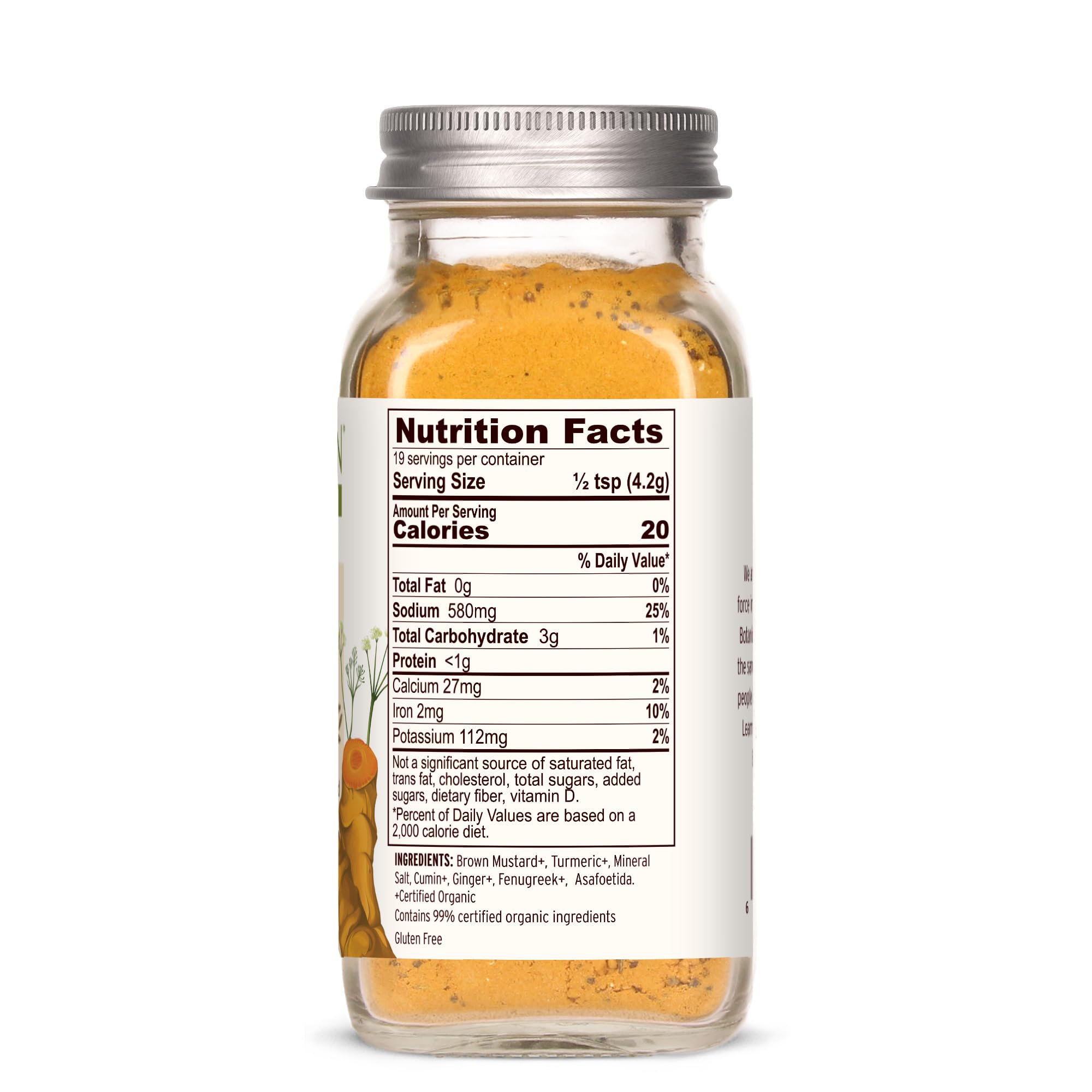 Banyan Botanicals spice mix over roasted vegetables for savory balance.