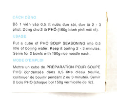 Bao Long Pho Spice Cubes Beef Flavor ready pho in pot for a comforting meal.