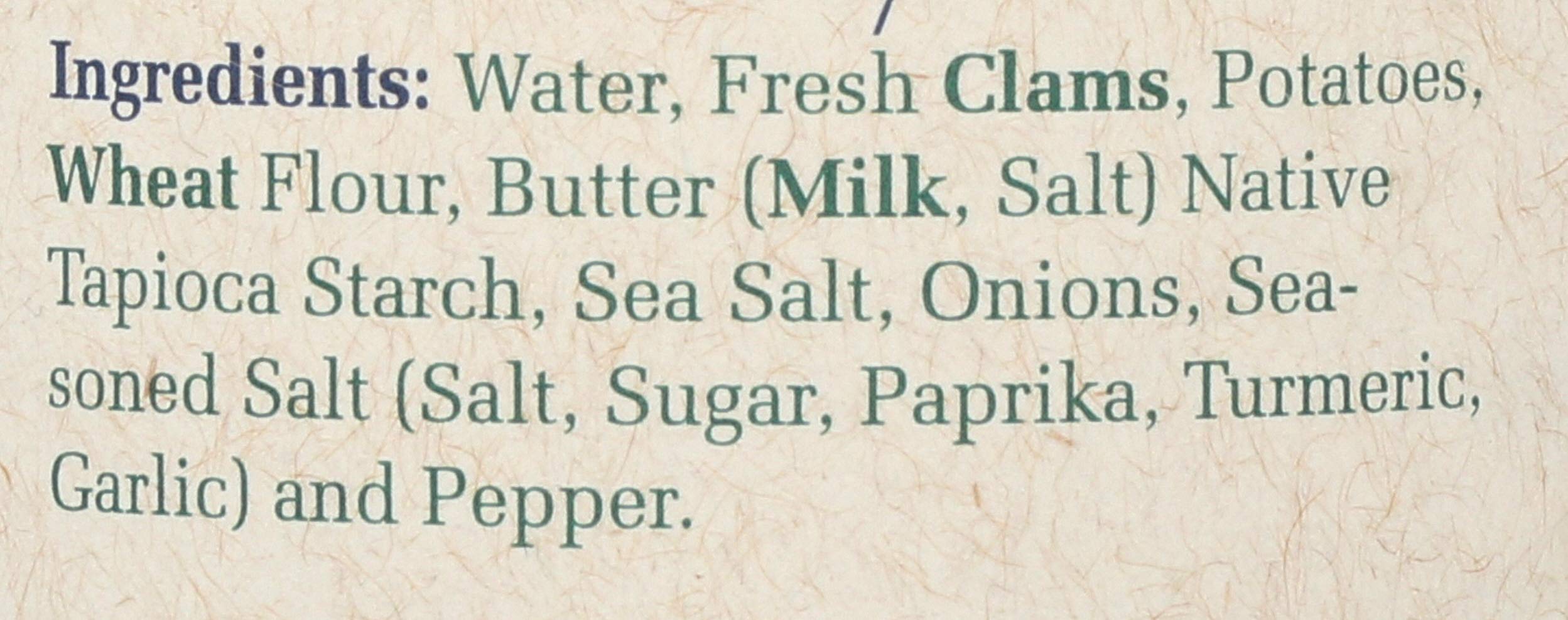 Bar Harbor clam chowder creamy texture promises cozy meals.