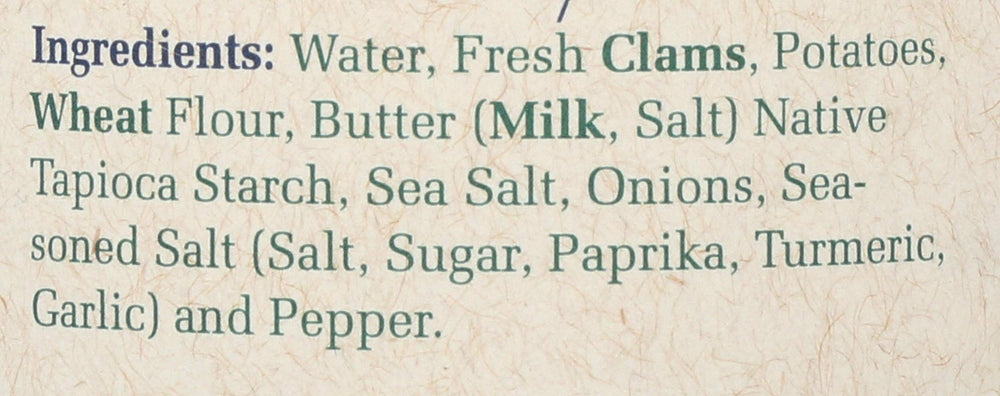 Bar Harbor clam chowder creamy texture promises cozy meals.