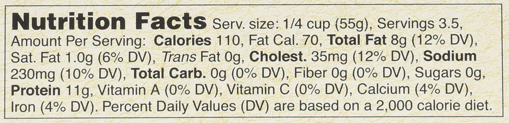 Bar Harbor label closeup highlighting quality sourcing and smoking method.