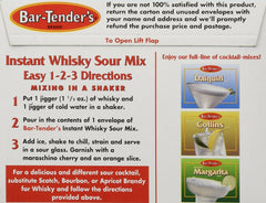 Bar-Tender's Brand glass with whiskey sour for a refreshing drink.