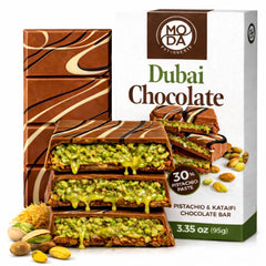 BARBEE Dubai pistachio bar with kataifi crunch, premium gift option