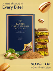 BARBEE palm-oil-free chocolate featuring natural ingredients.