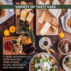 Barbera Frantoi cold-press process signaling fresh, vibrant flavor