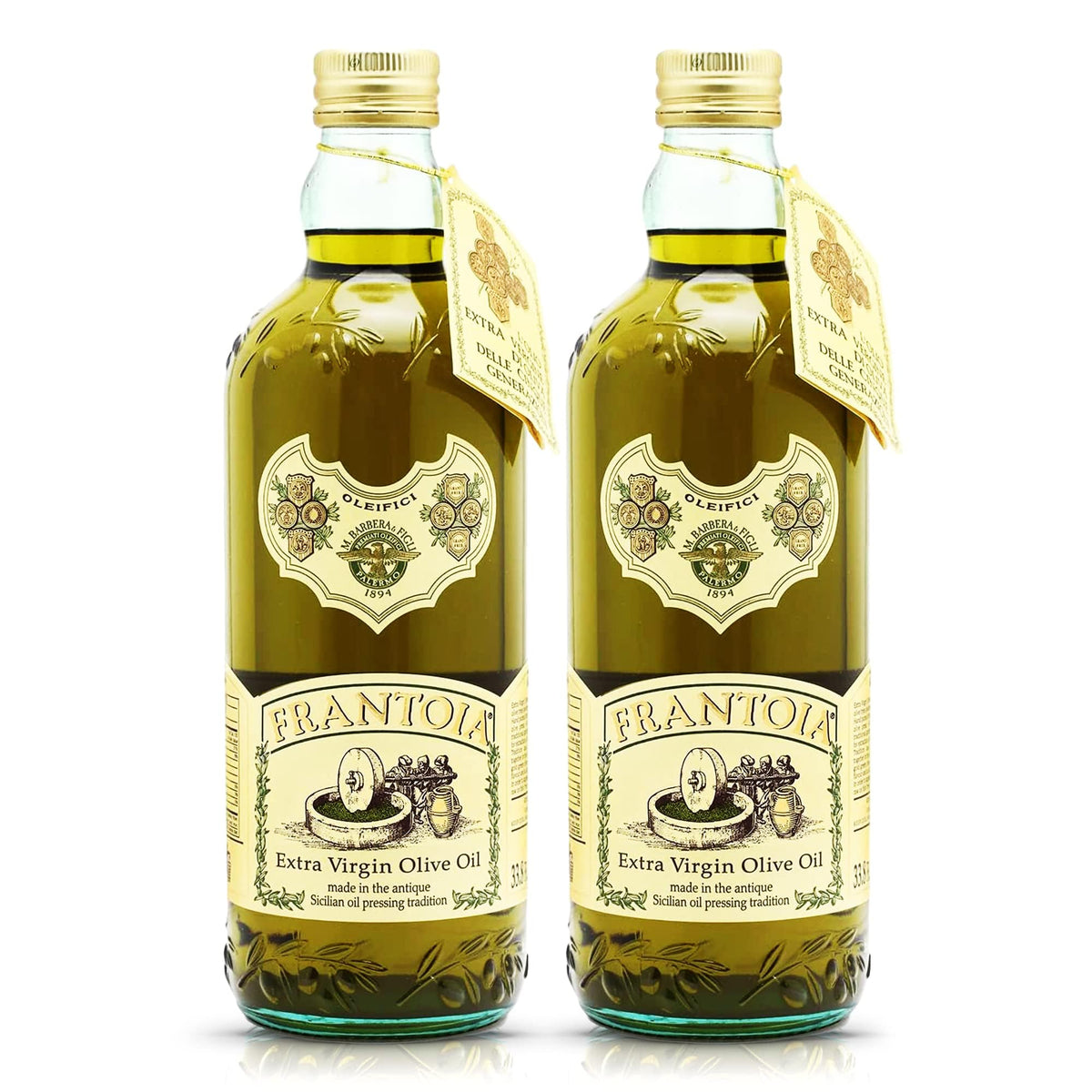 Barbera Frantoi EVOO bottle pouring smoothly, ideal for finishing dishes