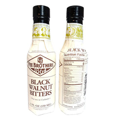 Barconic Fee Brothers Black Walnut Bitters pack front view enhances cocktails.