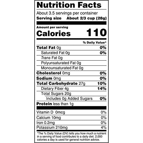 Bare Baked Crunchy Apples Cinnamon resealable bag close-up highlighting natural ingredients and fiber-friendly snack.