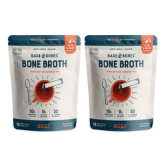 Bare Bones beef bone broth instant stick pack for on-the-go hydration.