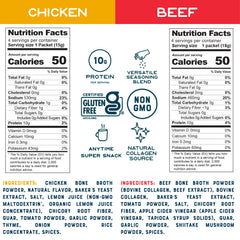 Bare Bones Bone Broth beef stick packet showcasing keto-friendly source