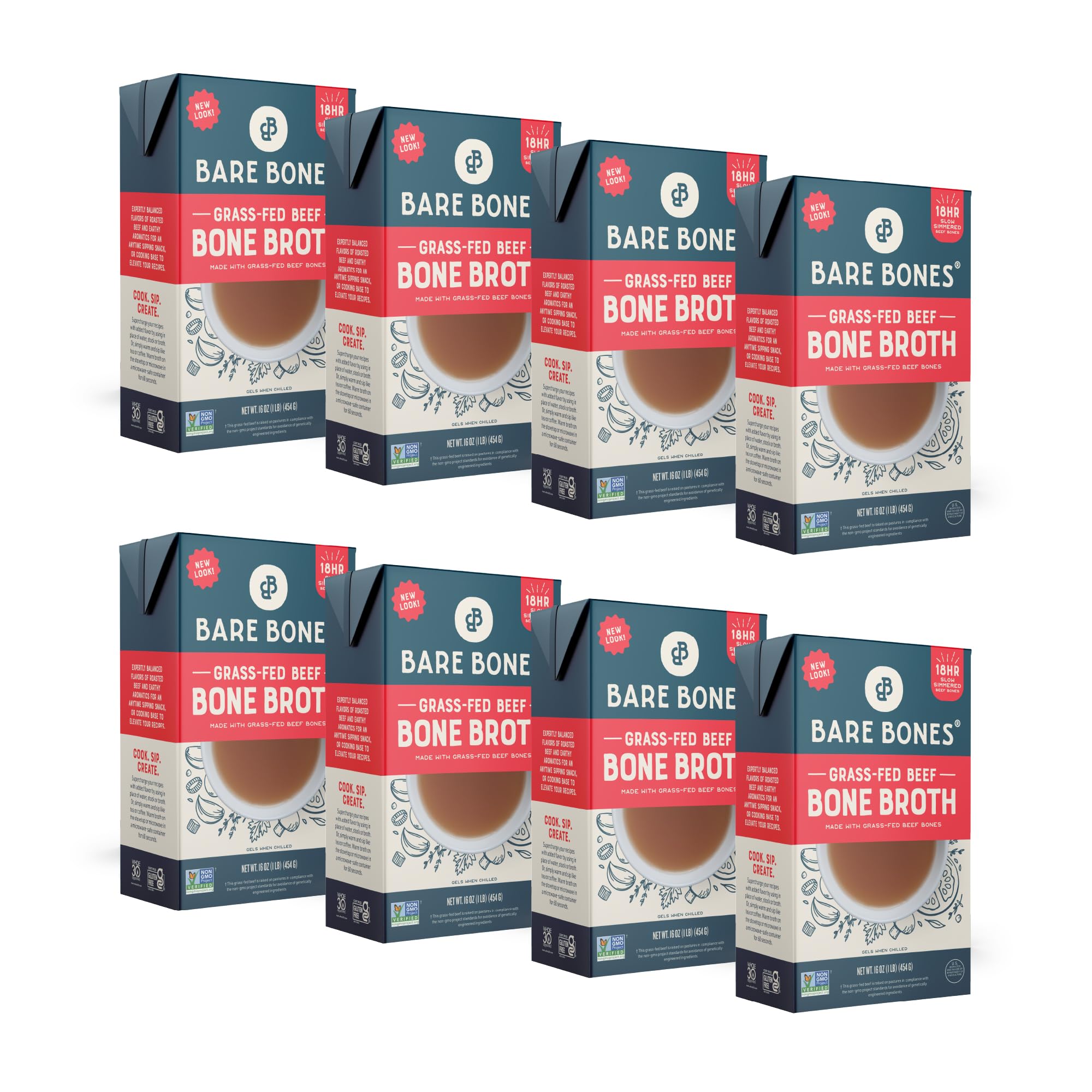 Bare Bones bone broth pour — ready-to-sip flavor with protein-rich nutrition