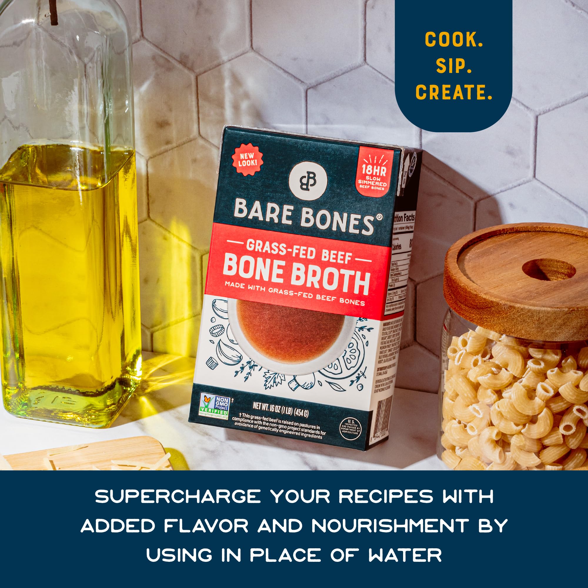 Bare Bones herbs and spices blend enhances aroma in the ingredient mix