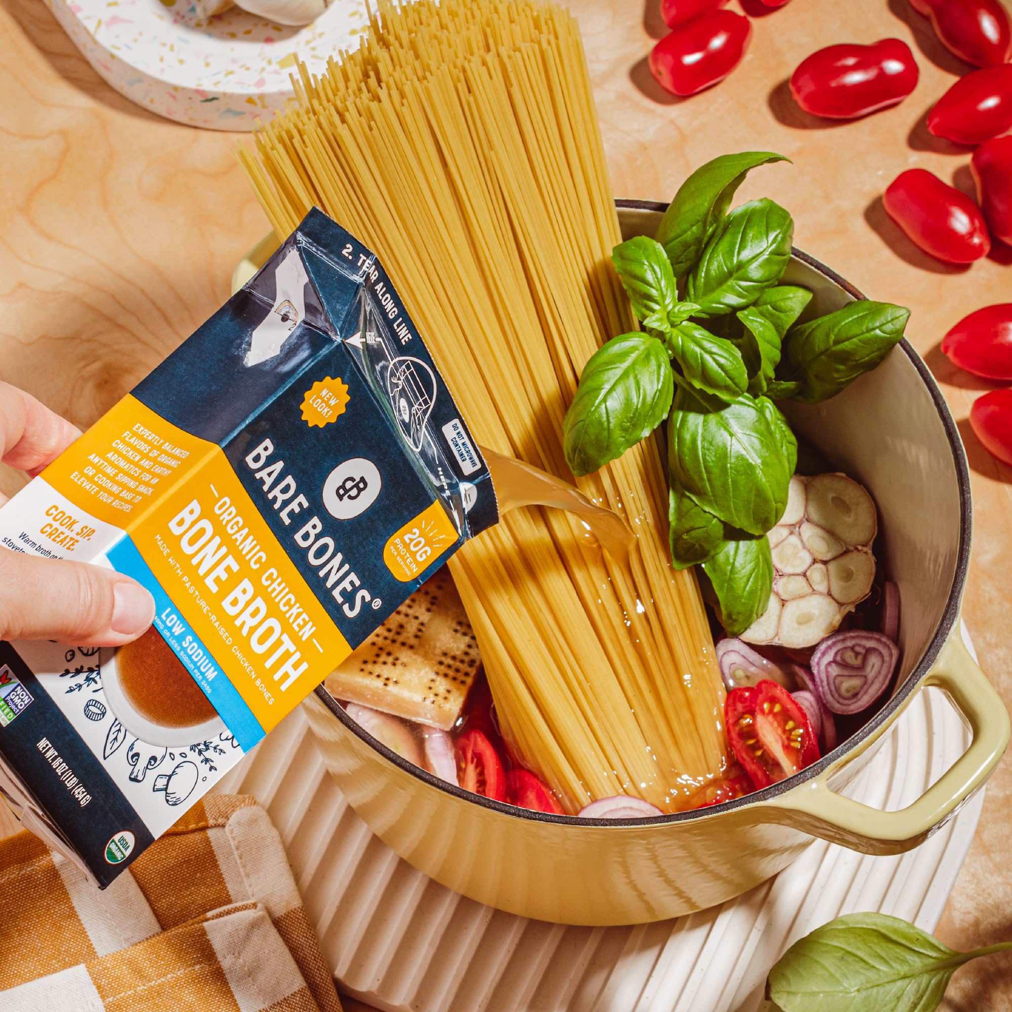 Bare Bones aroma hints at savory meals during prep
