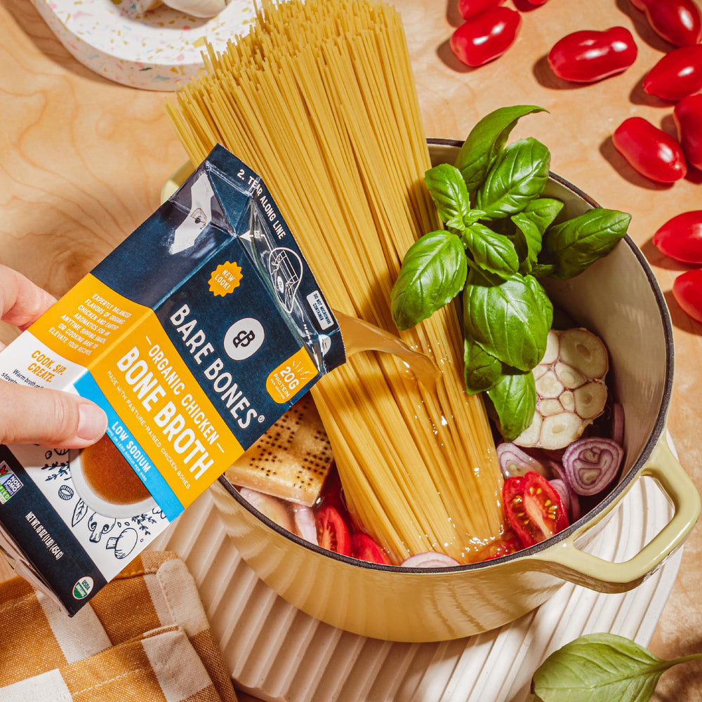 Bare Bones aroma hints at savory meals during prep