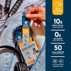 Bare Bones on-the-go packets for portable protein and flavor