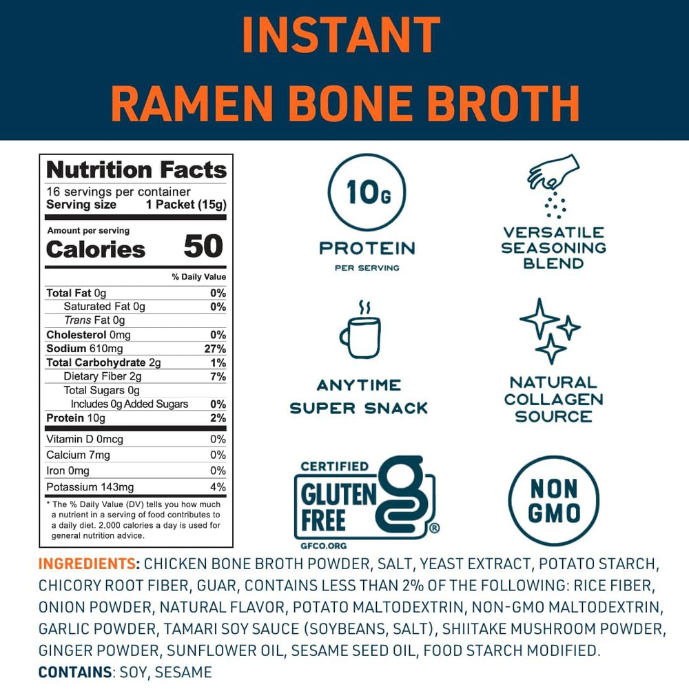 Bare Bones Ramen broth ingredients close-up shows shiitake and ginger flavor.
